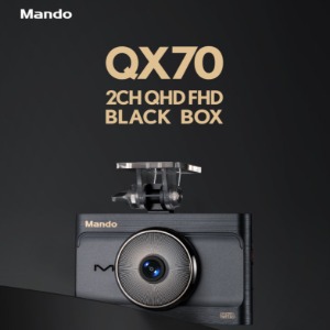 만도 최고급형 블랙박스 QX70 2채널 64G (QHD/FHD)  ​