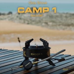 코베아 가스 스토브 캠프1 블랙&amp;골드 디자인  ​